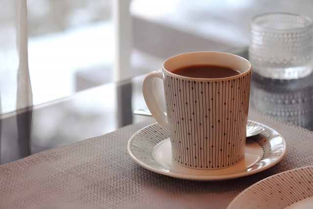 朝のコーヒー